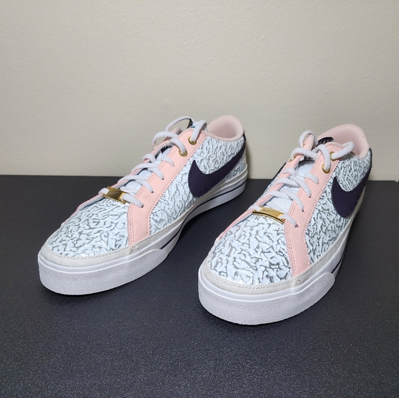 Nike Court Legacy SDC White Pink Serena Williams DJ1454-100 Women's Size 11 - Picture 2 of 11